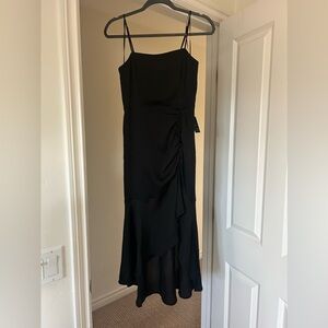 Express black dress size S mid length NWT